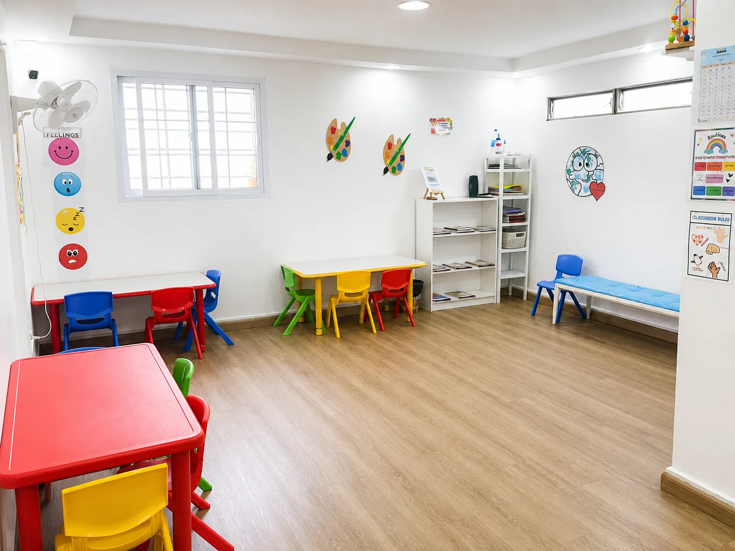 Aula infantil luminosa y organizada en VisionKids