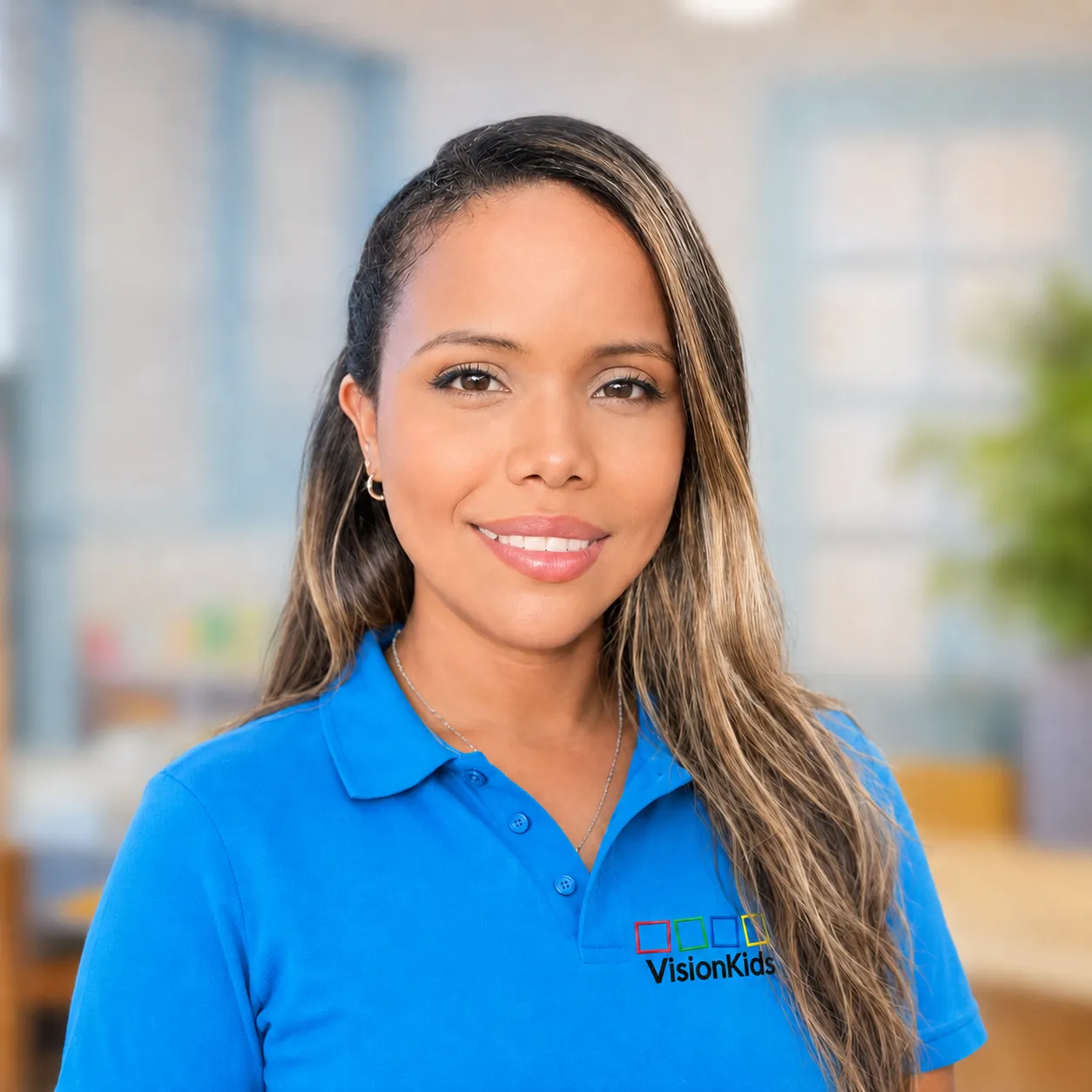 Retrato de Teacher Nathaly, integrante del equipo VisionKids
